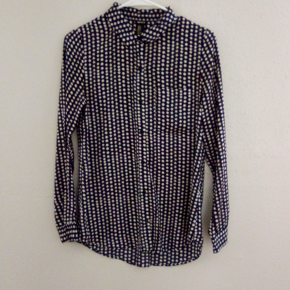 Forever 21 stars print button down shirt - Picture 1 of 4